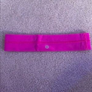 Pink lululemon headband